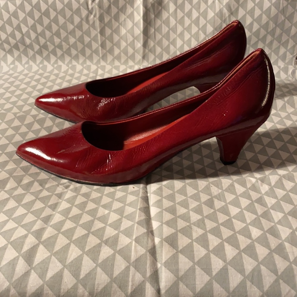 Marc By Marc Jacobs Ruby Red Low Heels - image 2